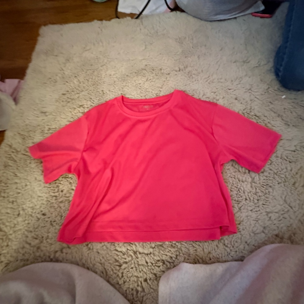 SHEIN Bright Pink Crop Top